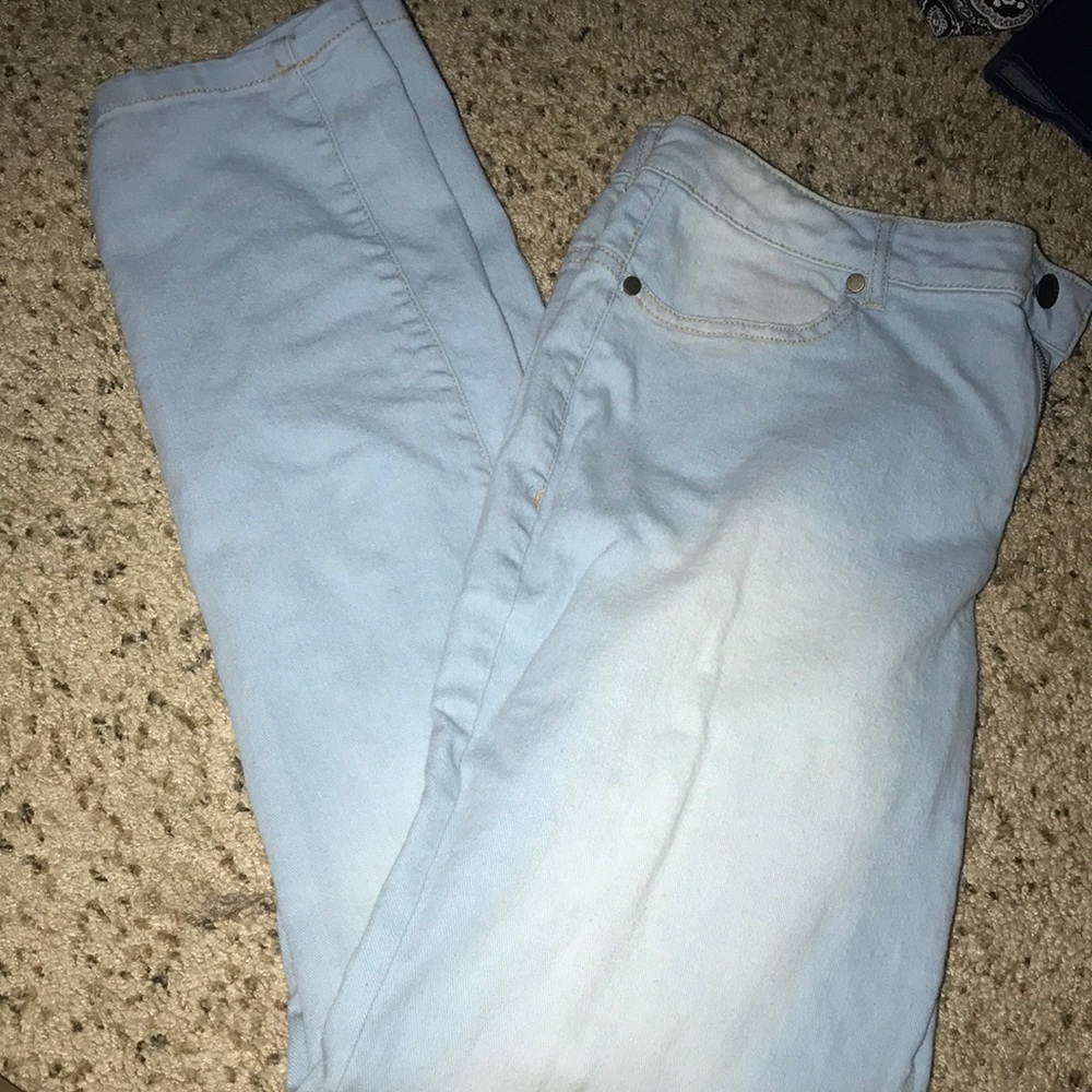 Light wash jeans